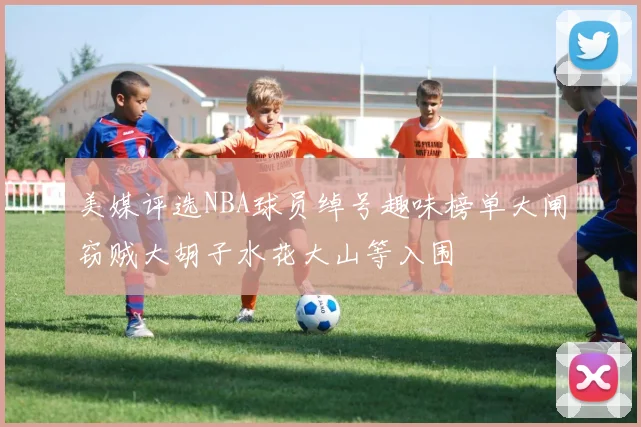 美媒评选NBA球员绰号趣味榜单大闸窃贼大胡子水花大山等入围